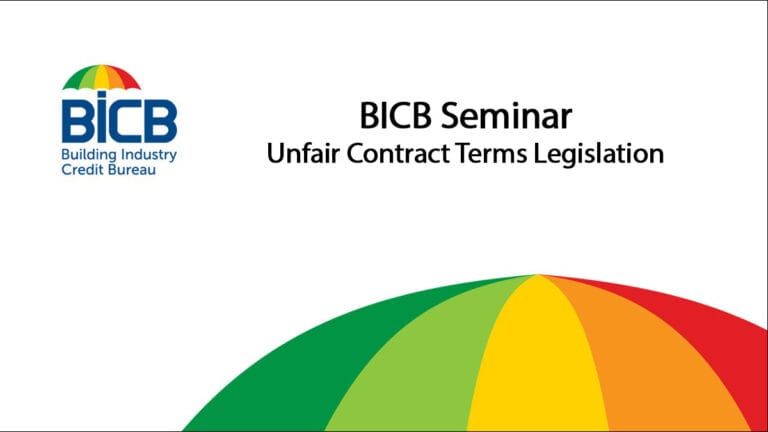 Seminar – “Unfair Contract Terms Legislation”